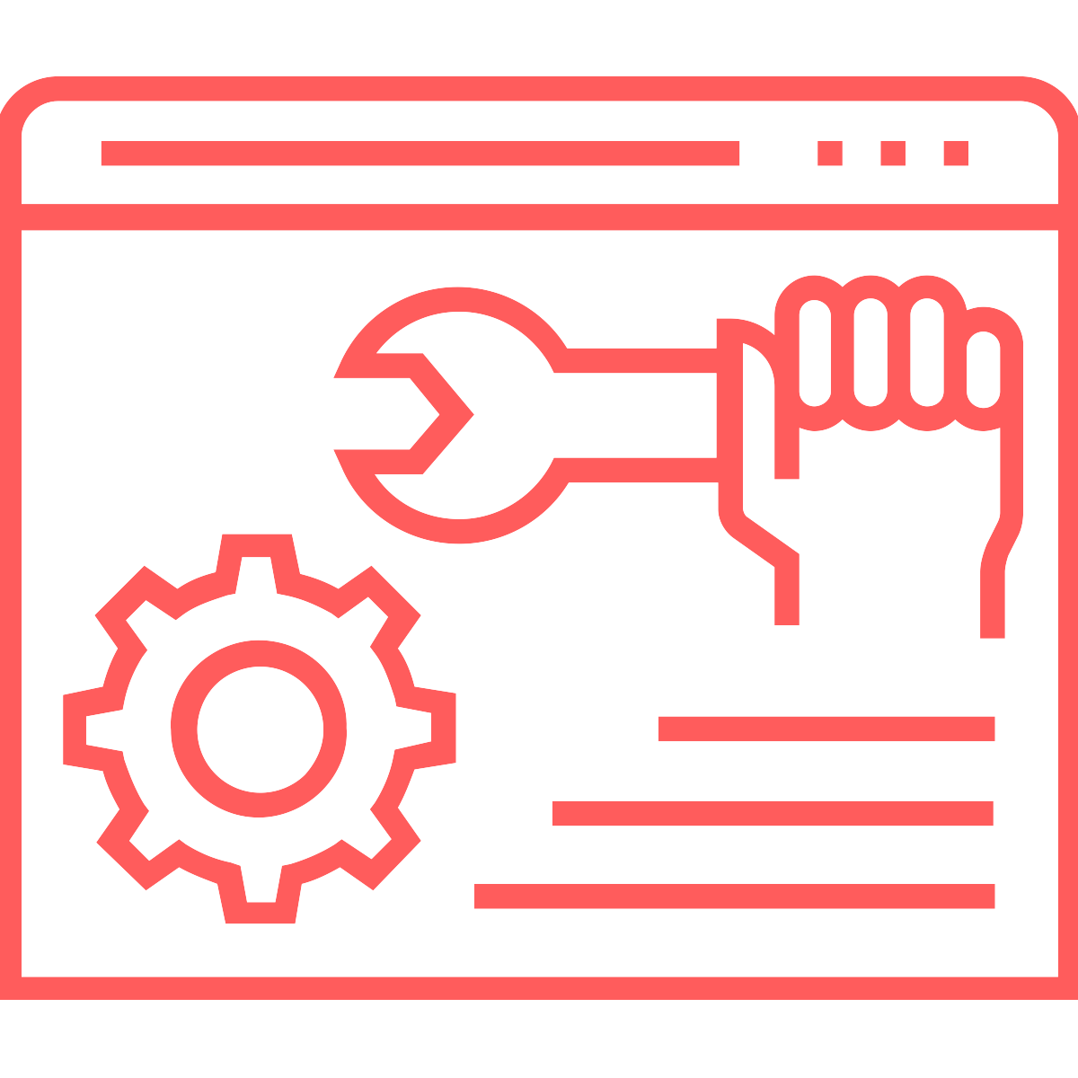 Custom Website Development services icon